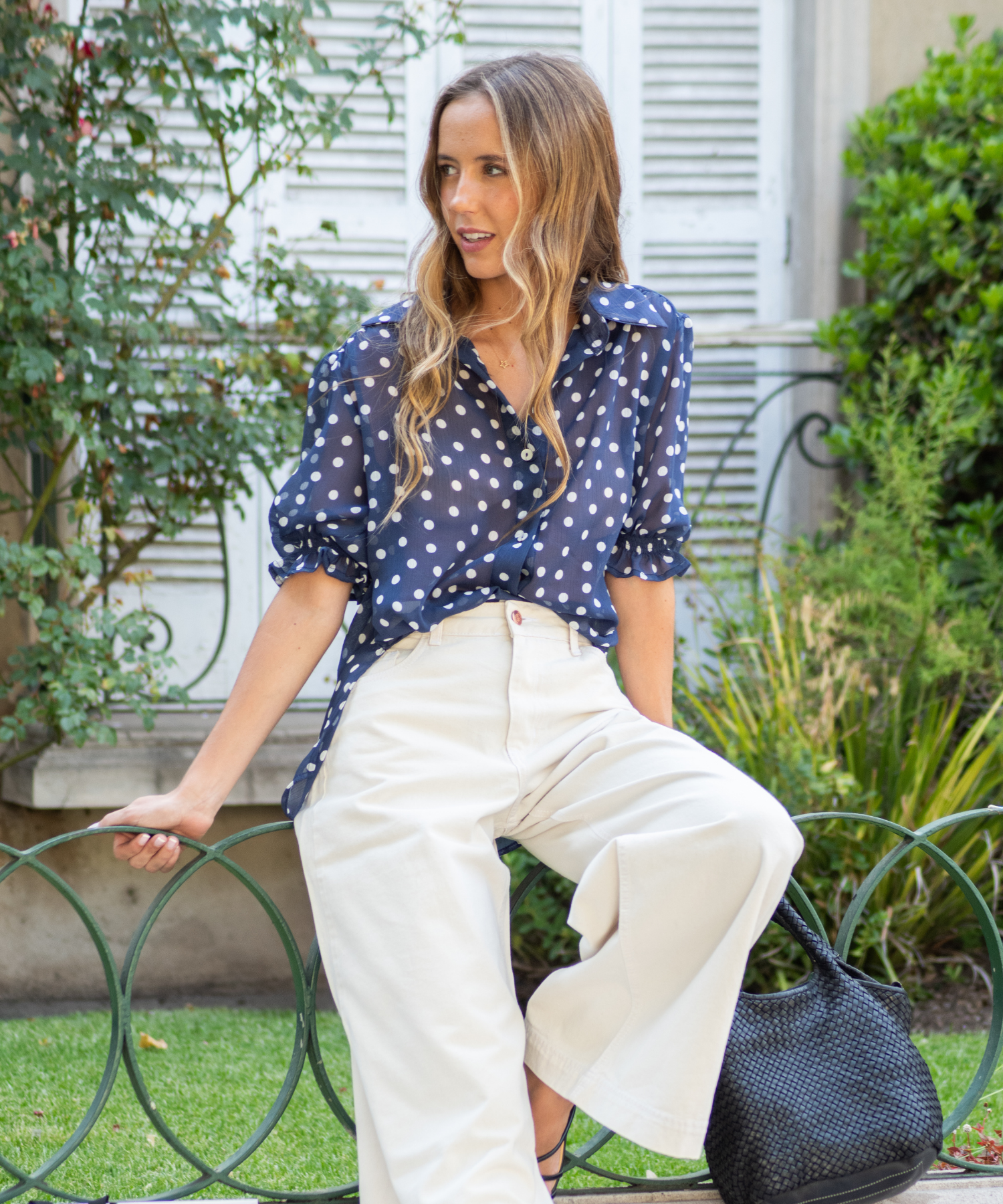 BLUSA CATANIA LUNARES AZUL