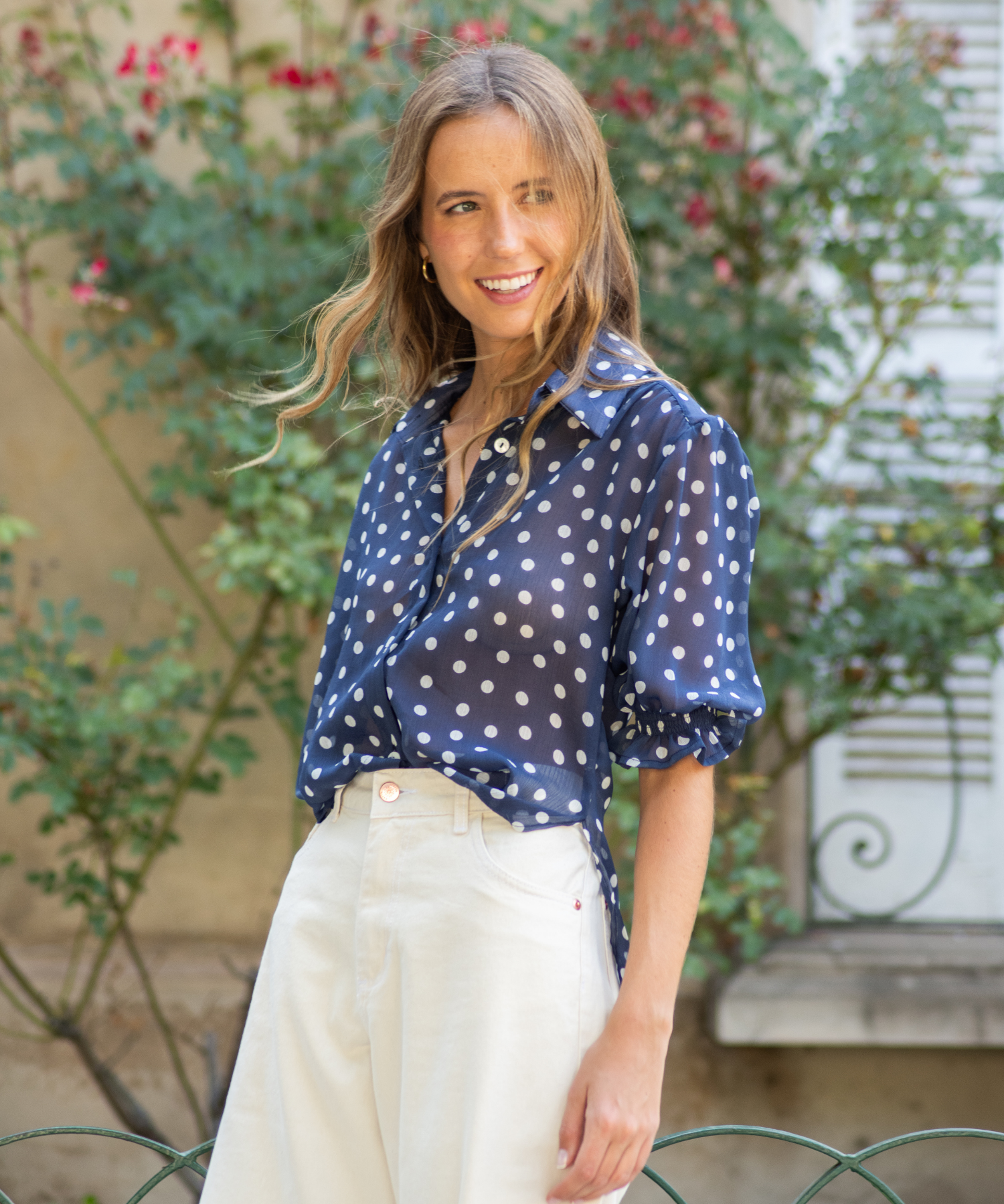 BLUSA CATANIA LUNARES AZUL