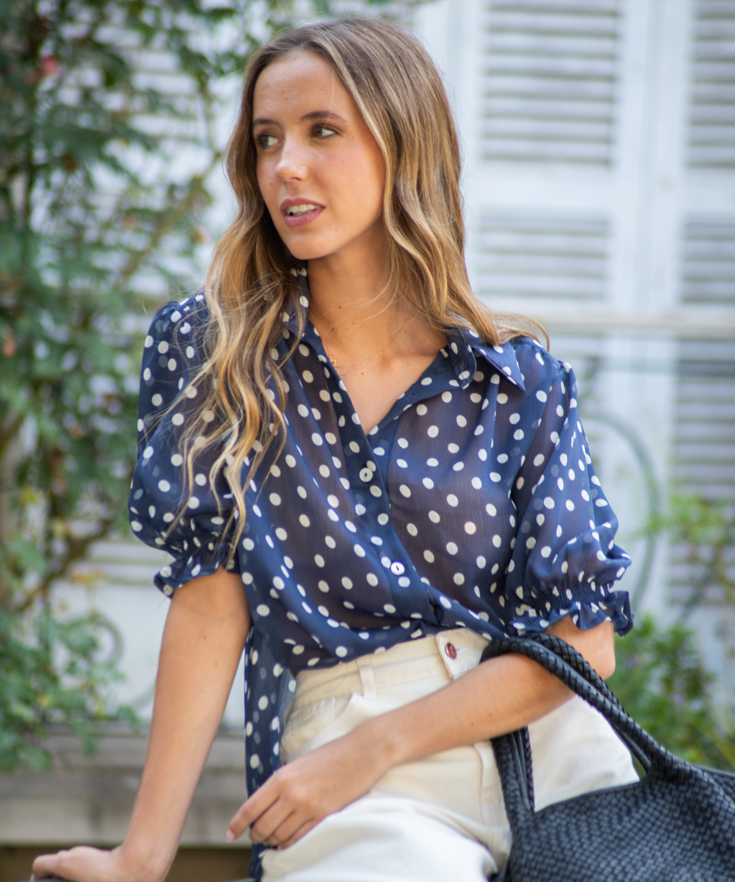 BLUSA CATANIA LUNARES AZUL