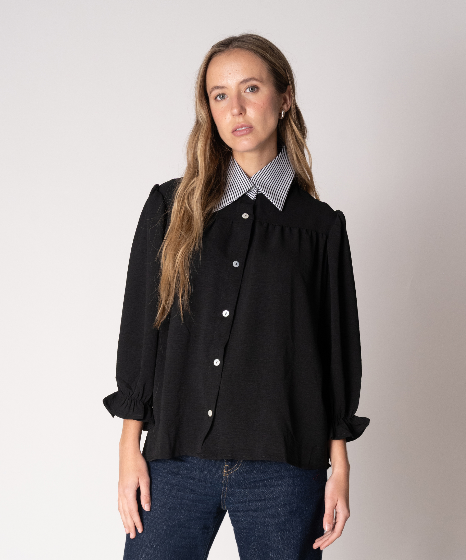 BLUSA TOSCANA BLACK