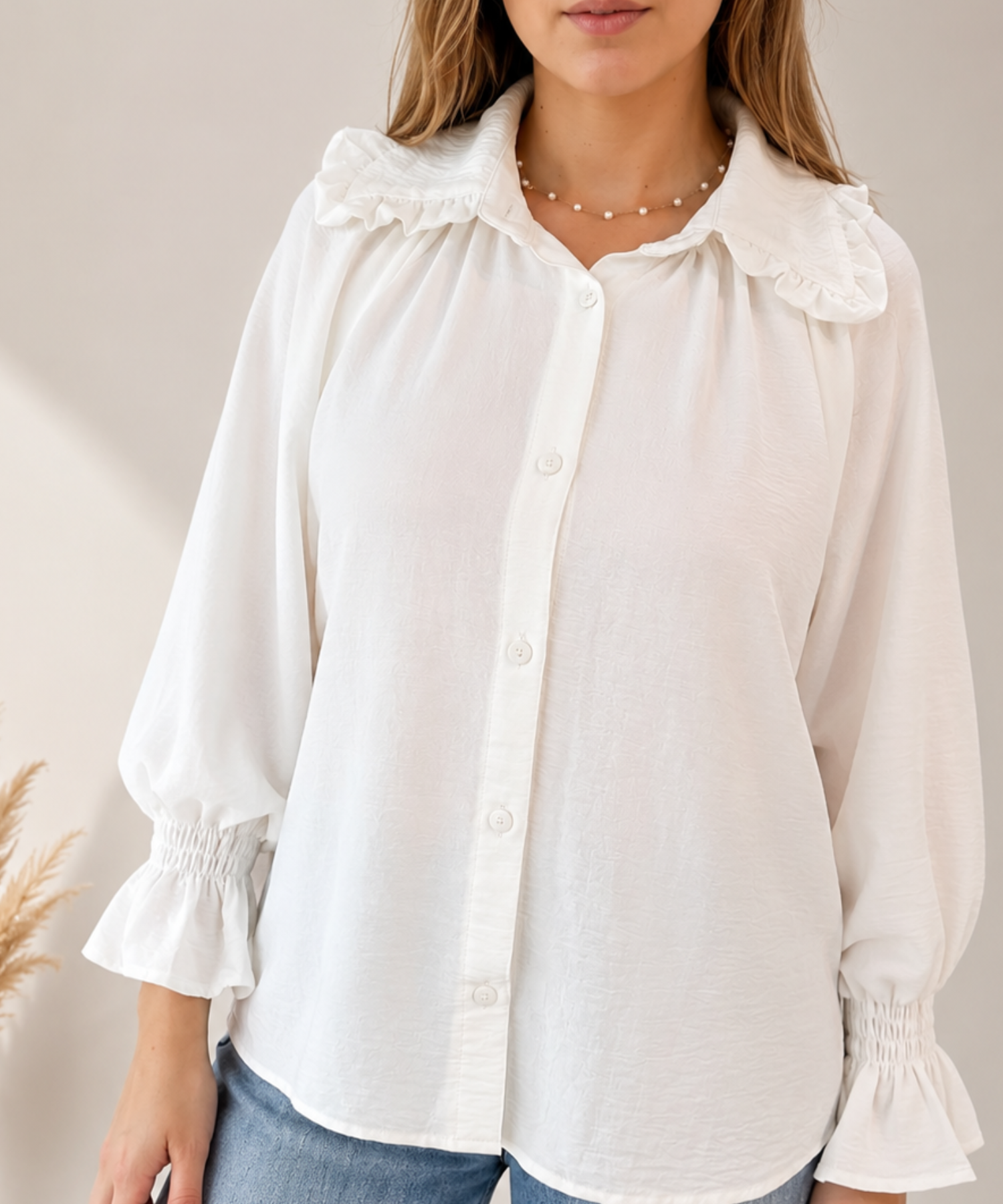 BLUSA BARCELONA BLANCA