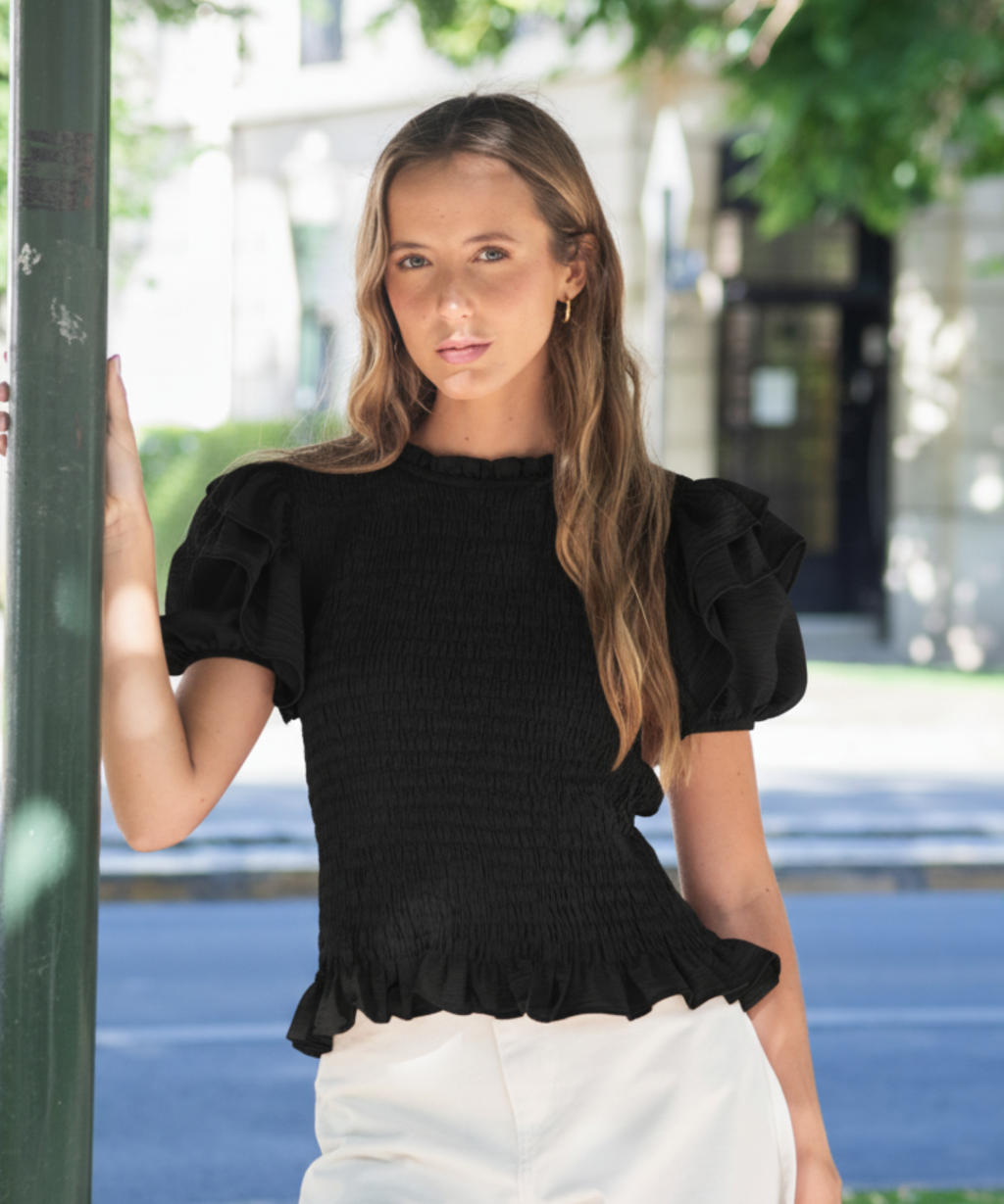 BLUSA FLORENCIA NEGRA