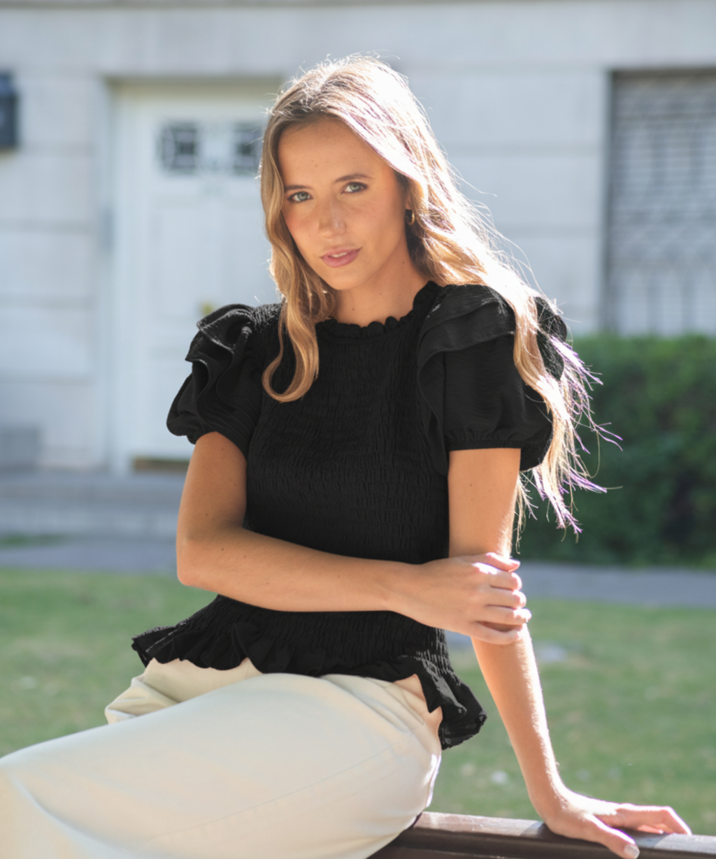 BLUSA FLORENCIA NEGRA
