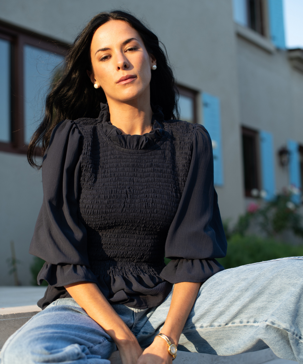 BLUSA MÁLAGA AZUL