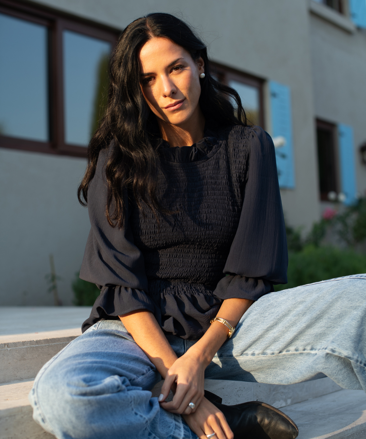 BLUSA MÁLAGA AZUL