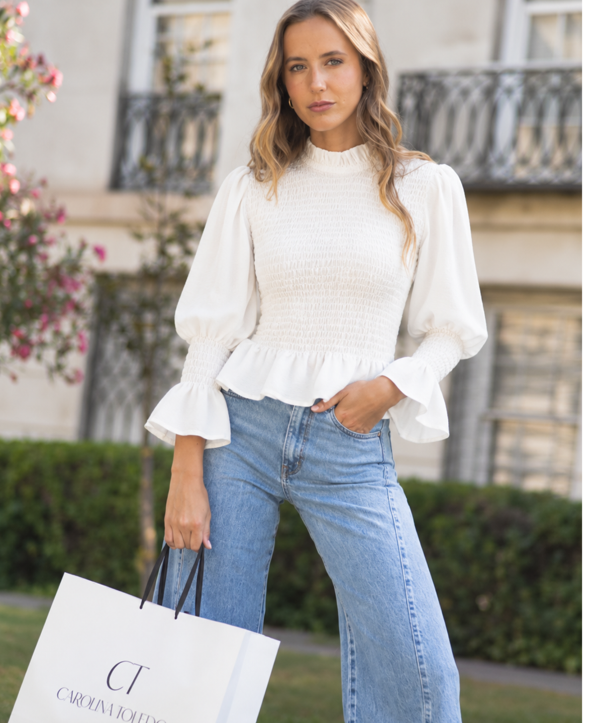 Blusa Málaga Blanca