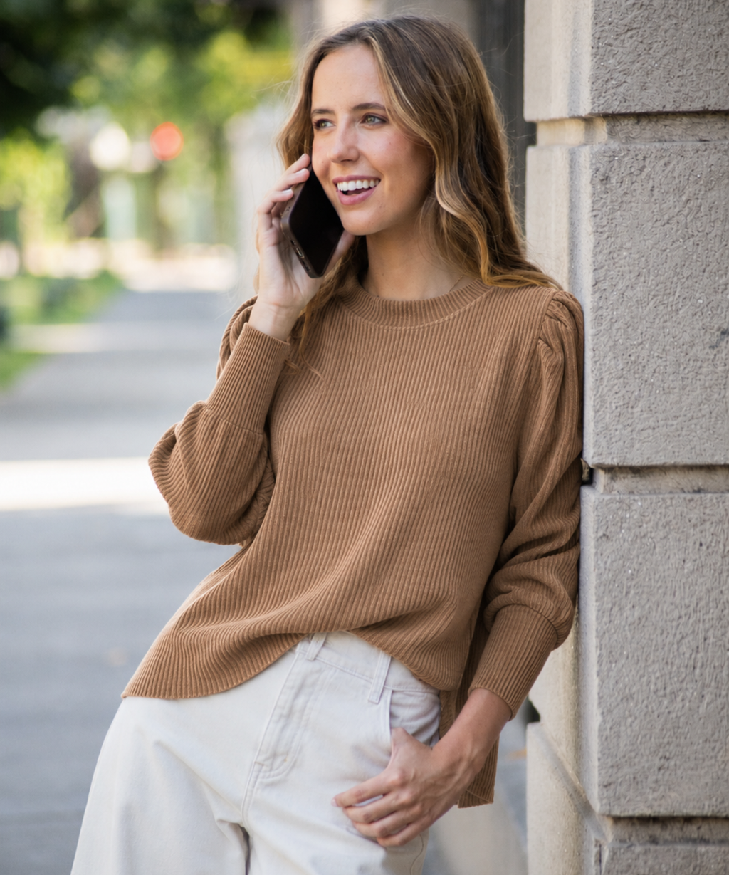 SWEATER BILBAO CAMEL