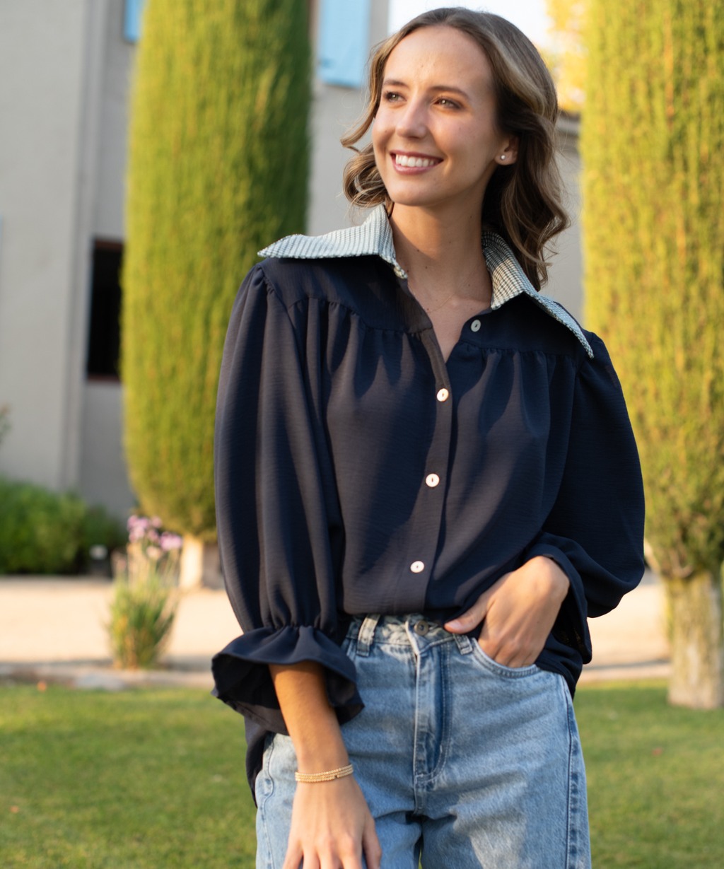 Blusa Toscana Blue