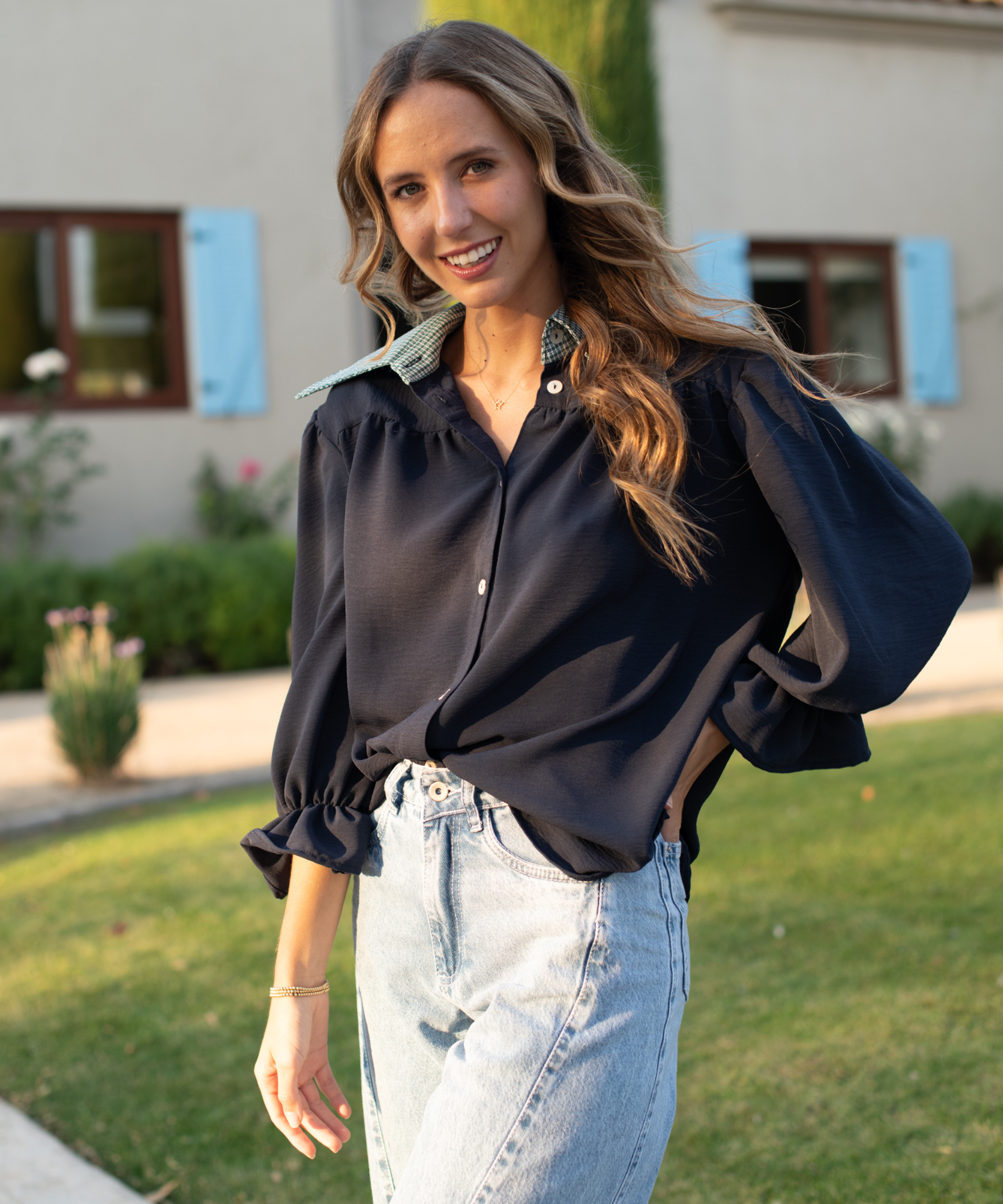Blusa Toscana Blue