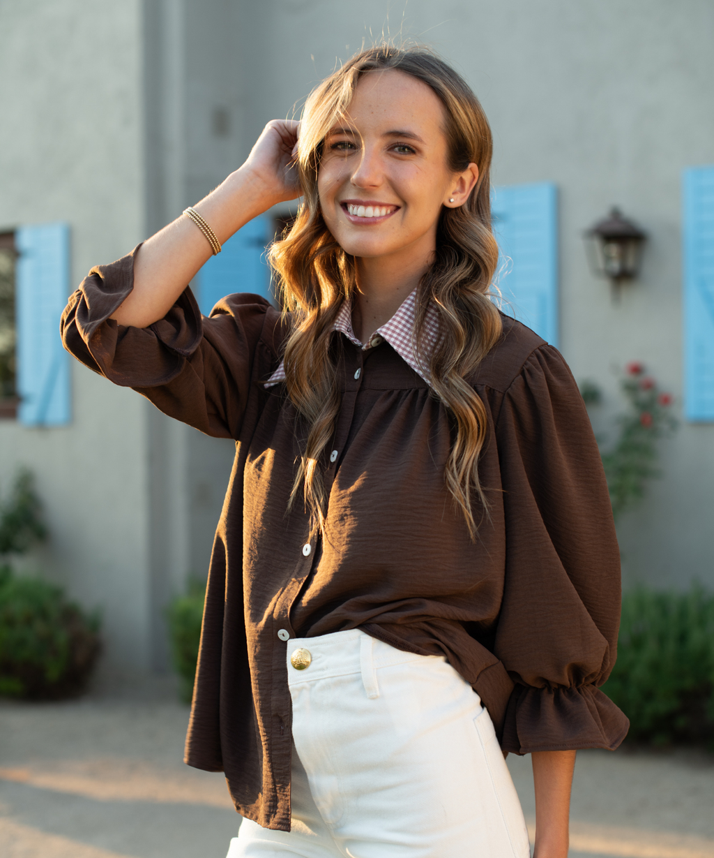 BLUSA TOSCANA CHOCOLATE
