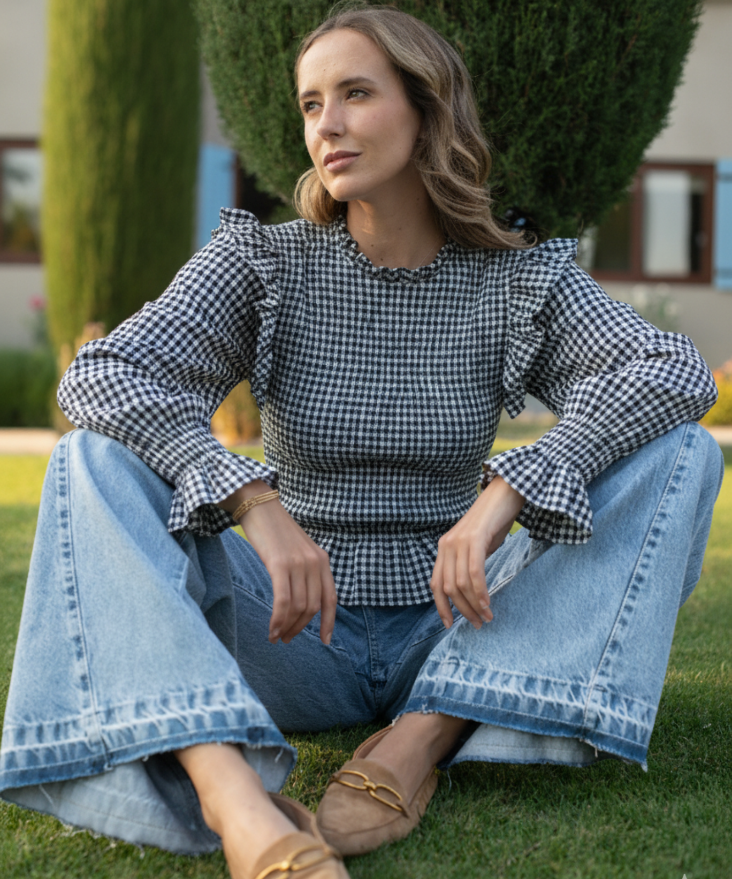 BLUSA VALENCIA CUADRILLE