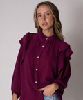 BLUSA VERONA BURGUNDY