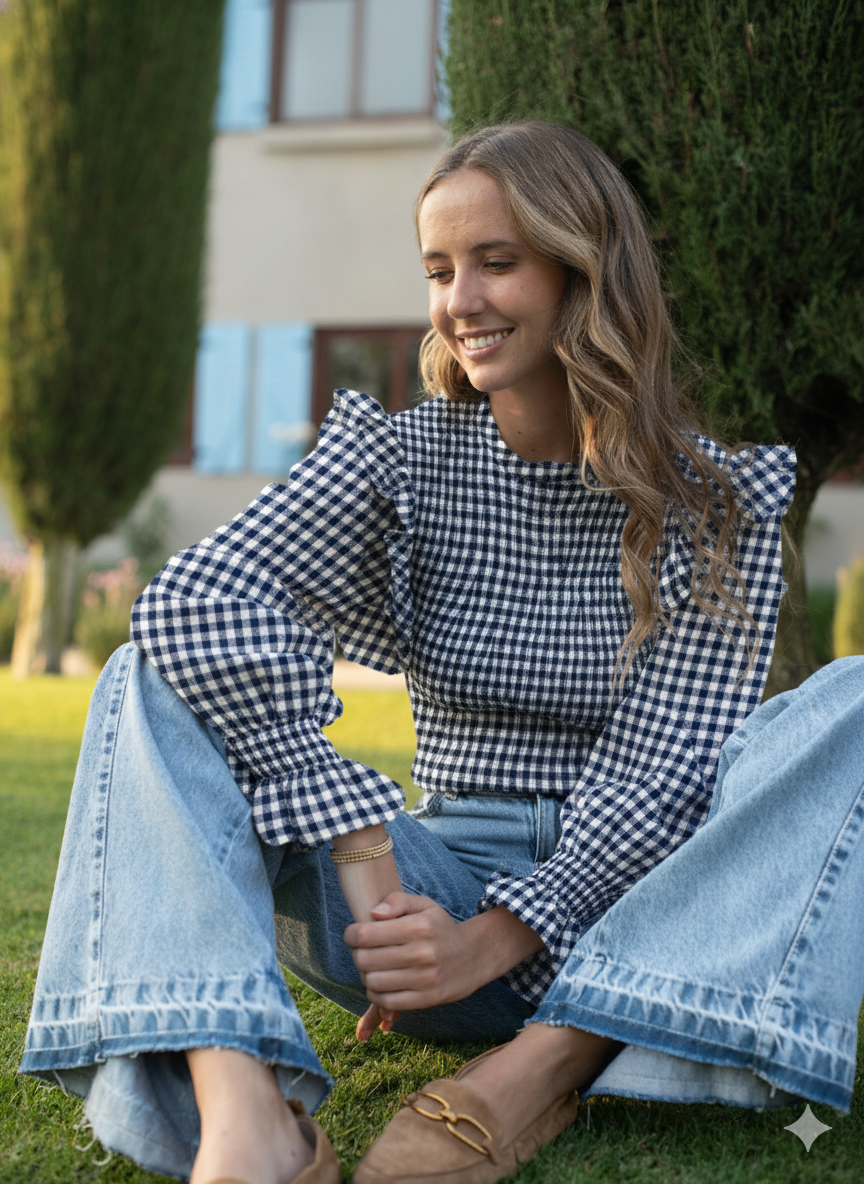 BLUSA VALENCIA CUADRILLE